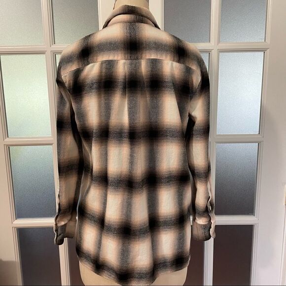 Madewell Women’s Flannel Ex-Boyfriend Robson Plaid Shirt Sz-XXS! - Picture 3 of 5